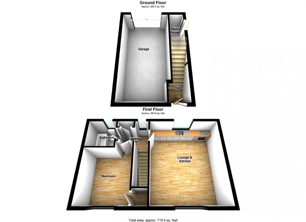 Floorplan for Flowerhill Drive, Wellingborough