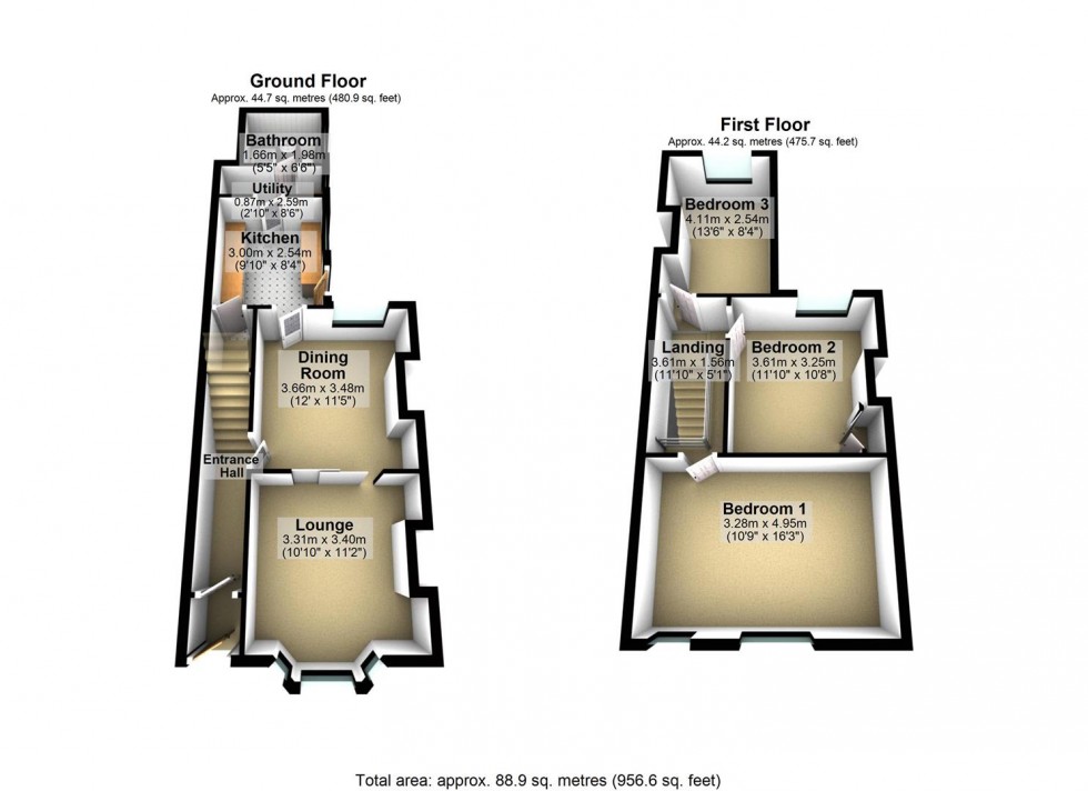 Floorplan for Gordon Road, Wellingborough