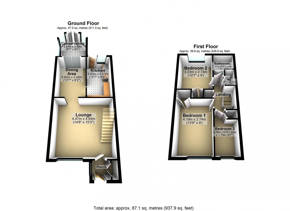 Floorplan for 24 Roses Close, Wollaston