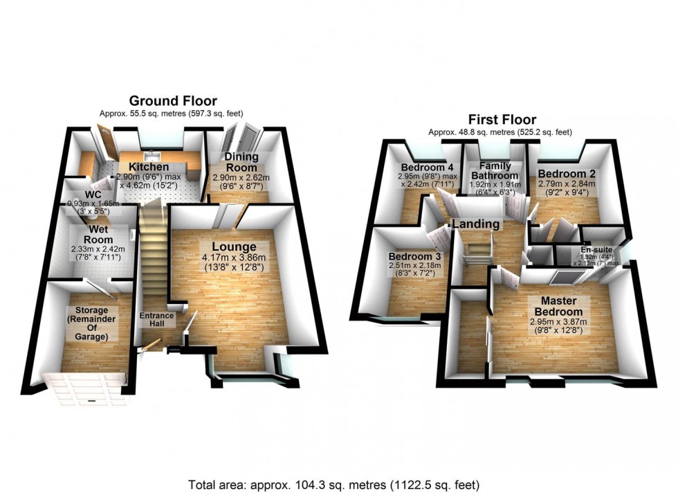 Floorplan for Holcot Close, Wellingborough