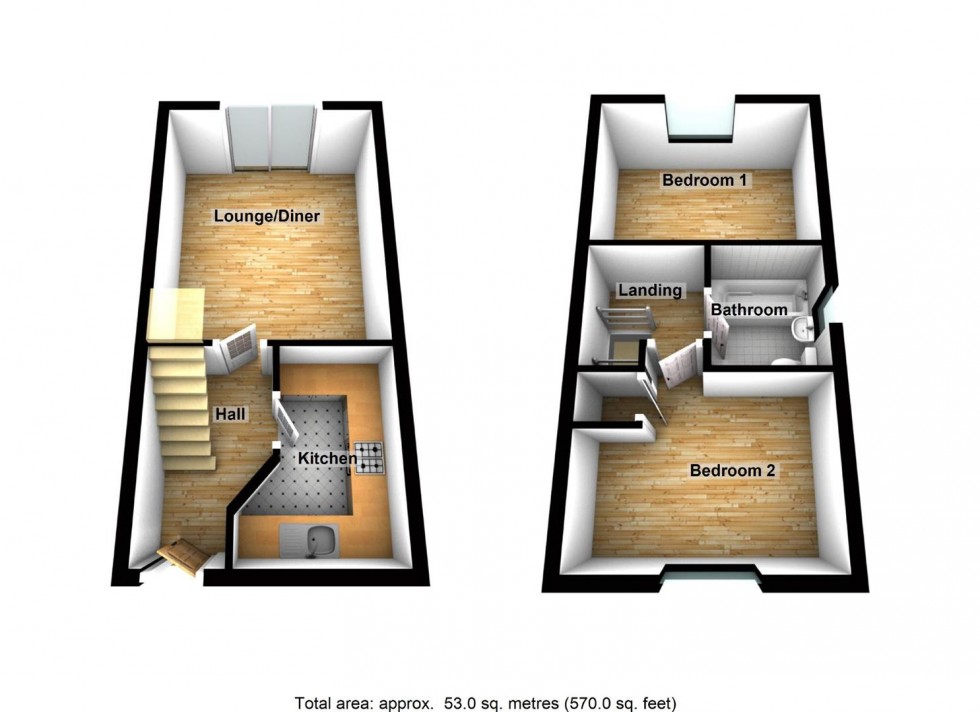 Floorplan for Duke Street, Wellingborough