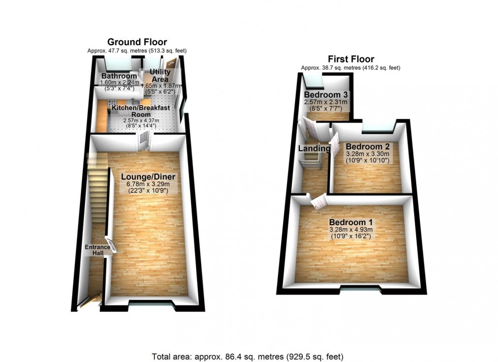 Floorplan for Havelock Street, Kettering