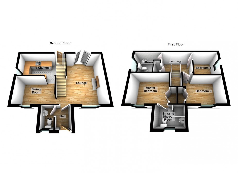 Floorplan for Leys Gardens, Wellingborough