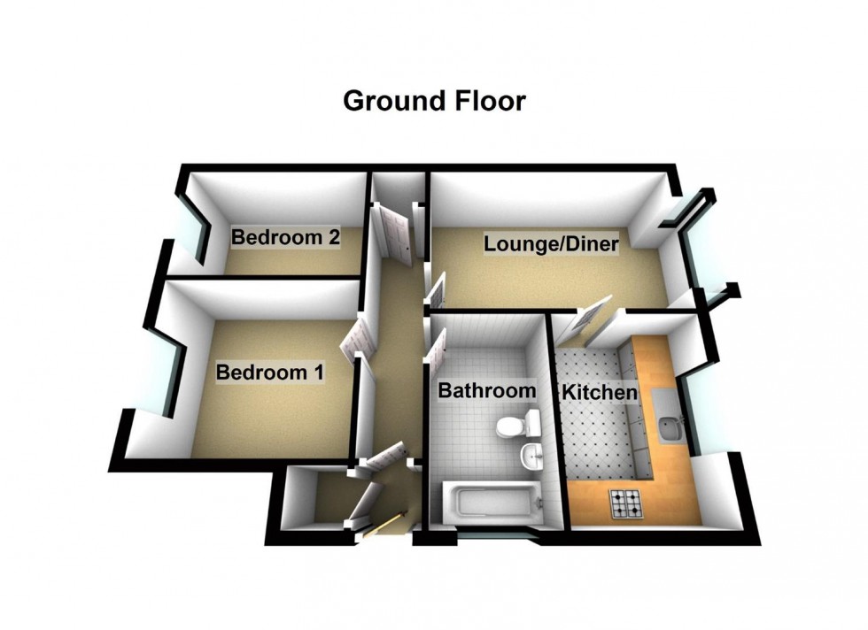 Floorplan for Guillemot Lane, Wellingborough