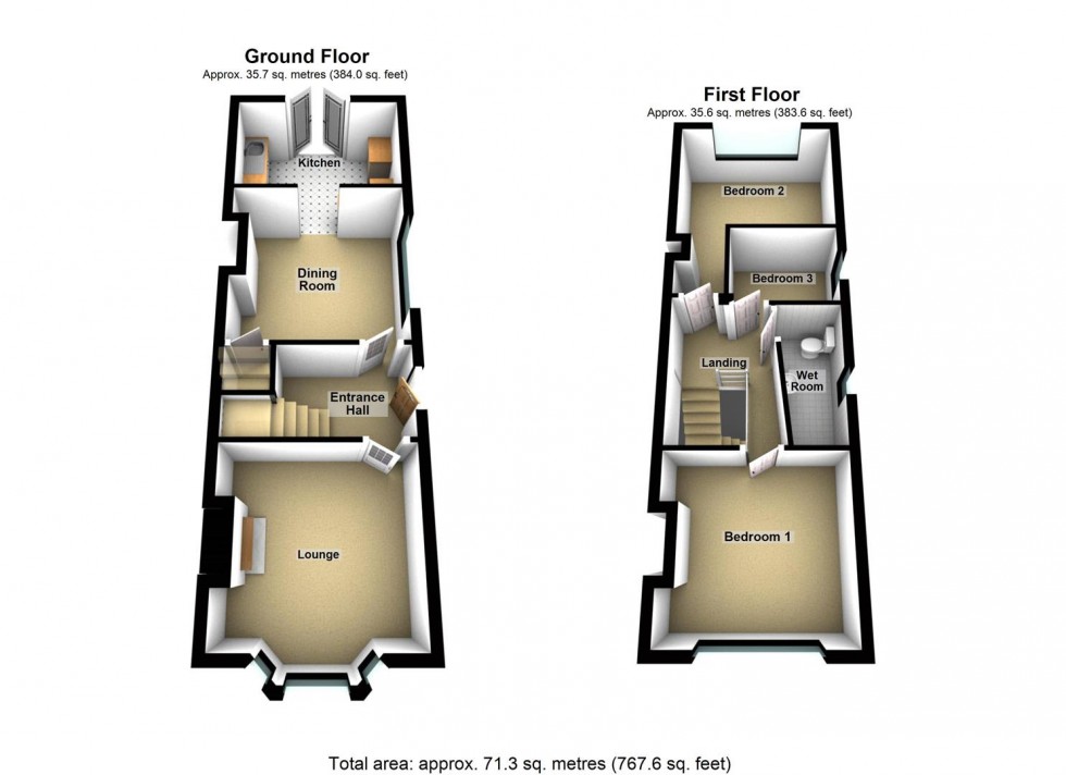 Floorplan for Eastfield Road, Wellingborough