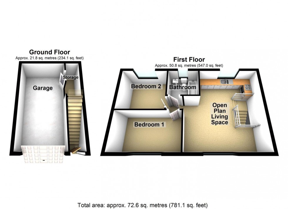 Floorplan for Ivatt Avenue, Wellingborough