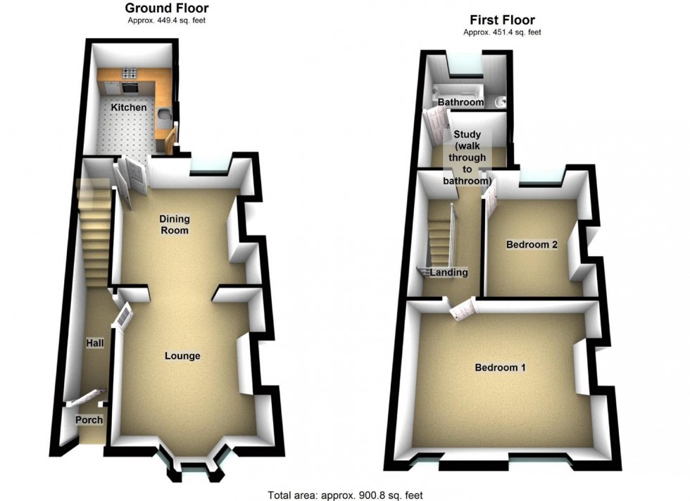 Floorplan for Knox Road, Wellingborough