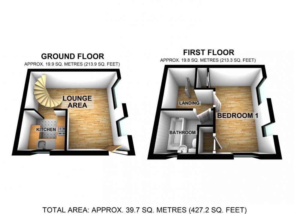 Floorplan for Kennet Close, Welllingborough