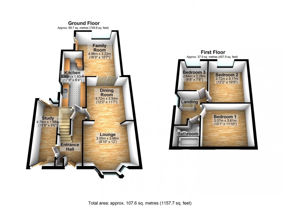 Floorplan for Gisburne Road, Wellingborough