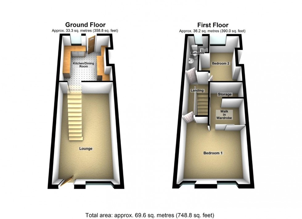 Floorplan for Strode Road, Wellingborough