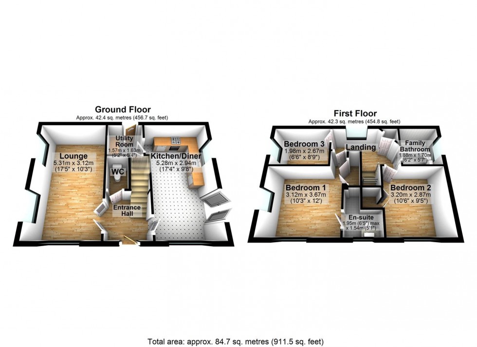 Floorplan for Wittlich Road, Wellingborough