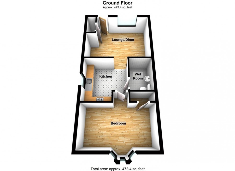 Floorplan for Stanley Road, Wellingborough