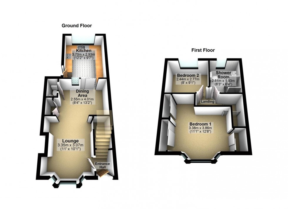 Floorplan for Leys Road, Wellingborough