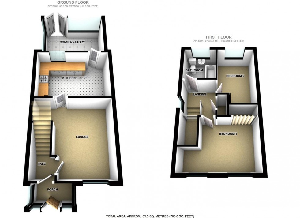 Floorplan for Medway Drive, Wellingborough