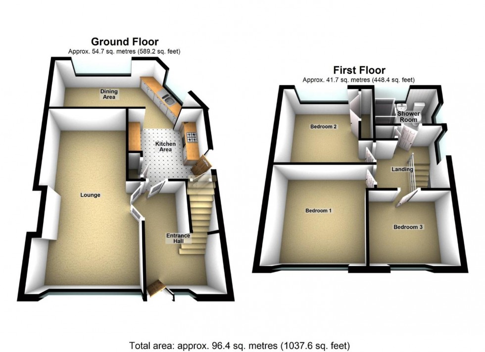 Floorplan for Henshaw Road, Wellingborough