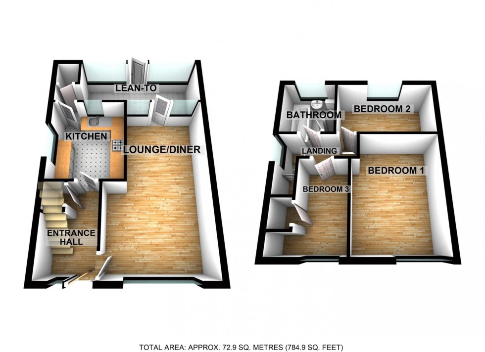 Floorplan for Cedar Way, Wellingborough