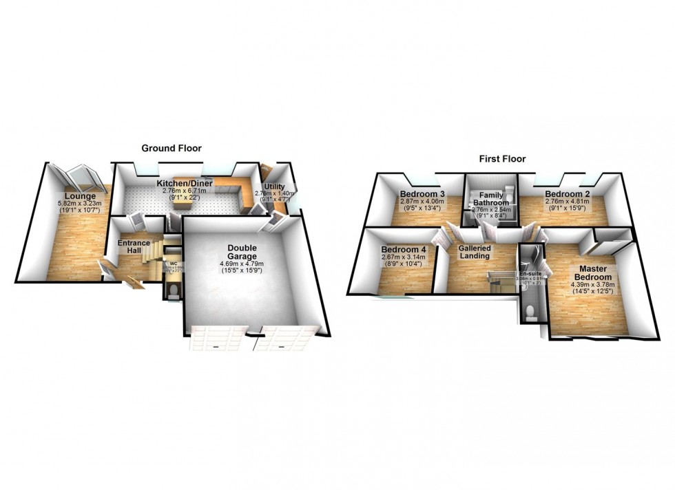 Floorplan for Ashton Grove, Wellingborough