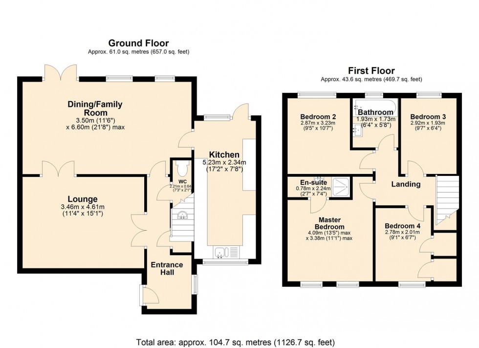 Floorplan for Park Mews, Wellingborough