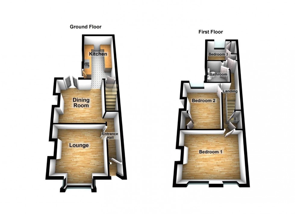 Floorplan for Elsden Road, Wellingborough