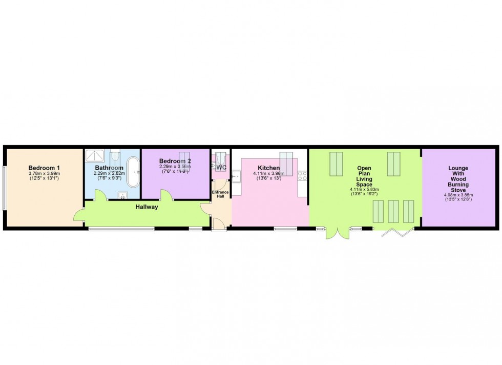 Floorplan for Hill Farm Court, Mears Ashby, Northampton