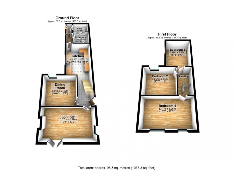 Floorplan for Queen Street, Earls Barton